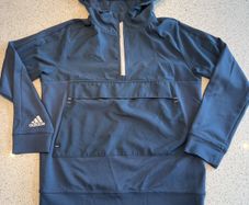 ADIDAS - Lightweight Boys Hoodie with Quarter Zip - AGE: 9-10