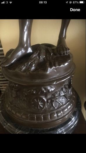 Antique Solid Bronze Statues