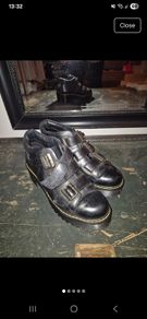 Dr. Martens Triple-Strap Platform Shoes