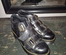 Dr. Martens Triple-Strap Platform Shoes
