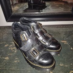 Dr. Martens Triple-Strap Platform Shoes