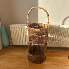 Vintage Wicker Bar