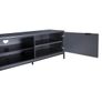 Alphason Chaplin ADCH1600 Charcoal / Black TV Cabinet Image 3