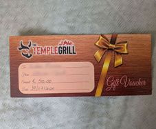 40 Euro Temple Grill Gift Voucher.