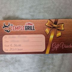 40 Euro Temple Grill Gift Voucher.