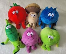 Goodness Gang Plush Fruit & Vegetables Soft Plush Toys