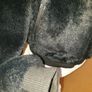 Pull and Bear black supersoft faux fur bomber jacket size s up to uk10 Image 5