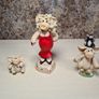 Piggins by David Corbidge figurines statues Piggin lovely - dressed to kill - drunk as a skunk vintage 1999 2002 Image 2