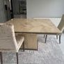 Marble Dining Table with 8 Chairs Image 3
