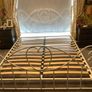 Beautiful Cream Solid Metal King Size Bed Frame - Can Deliver Image 2