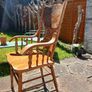 Highback solid chairs (great for upcycling) Image 2