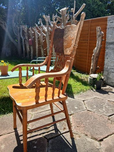 Highback solid chairs (great for upcycling)