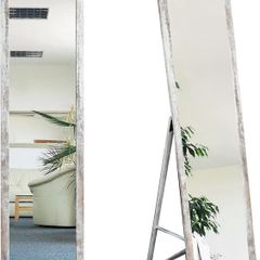 Floor lenght mirror (large crack)