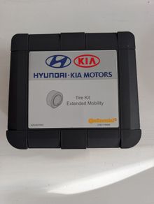Genuine Hyundai Kia Motors Continental 12V Air Compressor & Tyre Repair Kit (ContiKit)