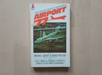 Airport 77 by Michael Scheff (Disaster Action Adventure Pan Vintage Paperback 1977)