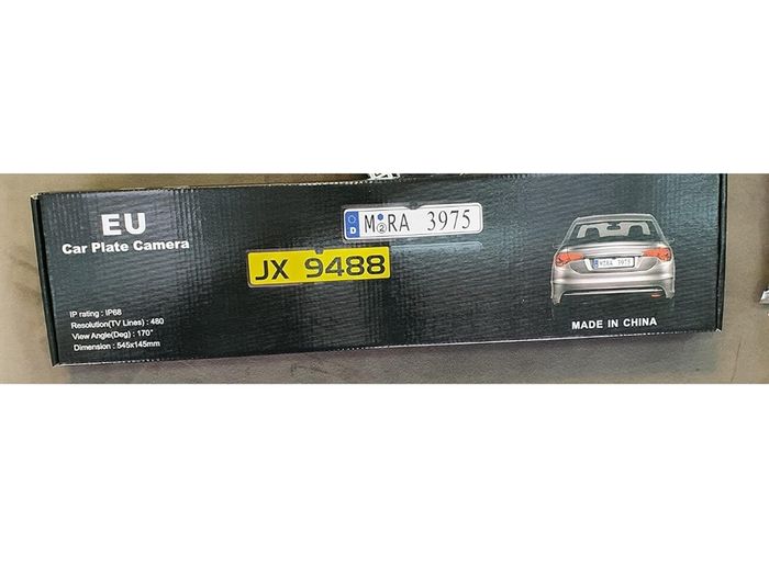 Car, van, truck & camper rearview reversing camera back up parking number plate
