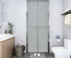 Shower Door Frosted ESG 101x190 cm