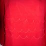 TED BAKER Red 100% Silk Scallop Edge Ruffle Shift Dress Image 4