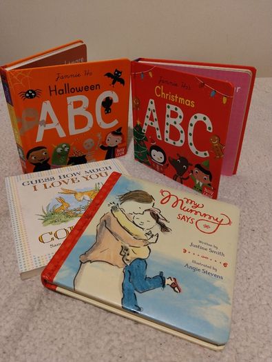 collection of hardback board books
