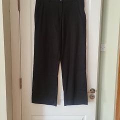 Black Wide Leg Trousers