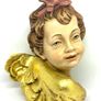 Vintage Hand Carved Wooden Putto Image 2