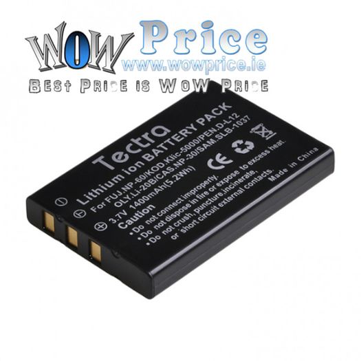 Np-60 Np60 Battery For Fujifilm Kodak Samsung Olympus Pentax