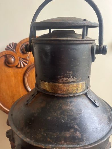 1942 Anderson & Gyde Ships Oil Lamp