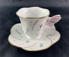 Vintage Bavarian Demitasse Cup And Saucer