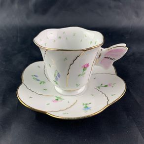 Vintage Bavarian Demitasse Cup And Saucer