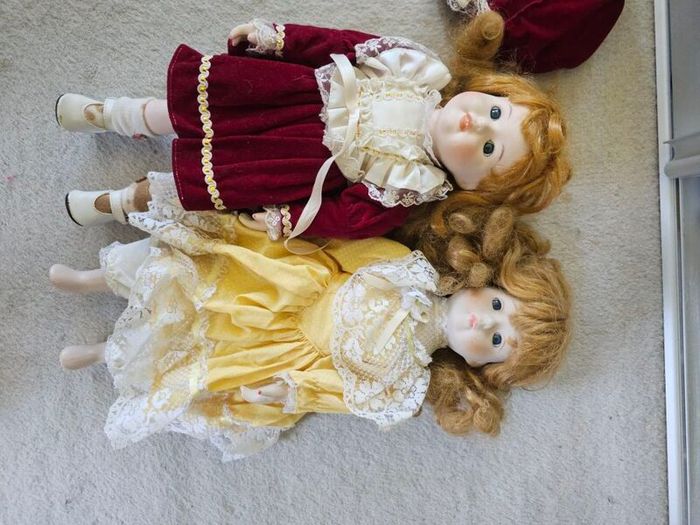 Vintage Porcelain Dolls x 2
