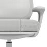 Office chair, Ergonomic swivel desk chair, Height adjustable 55 x 48 x 82,5-94,5 cm Gray Image 2