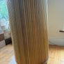 Fluted solid wood sideboard with sliding doors Image 7