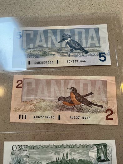 Canada Banknotes lot of 4