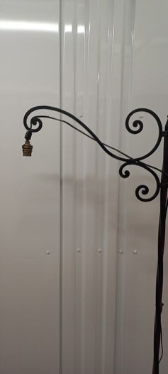 Freestanding wrought iron 60s working floor lamp - beautiful
