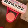 Big Steps Musical Keyboard and Stool Pink Image 3