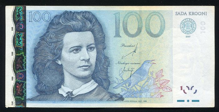 ESTONIA - 100 Krooni 2007 Banknote P-88 (XF+)