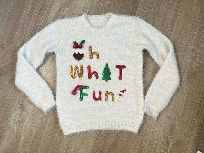 girls christmas jumper 10-11
