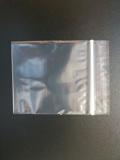 New 100x 76mm x 56mm Grip Seal Ziplock Premium Polythene Clear Bags #231