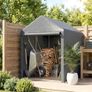 1.2 x 1.8m Garden Storage Shed Tent Image 9
