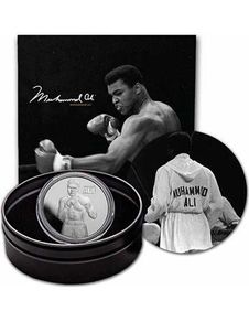 2023 Niue 1 oz Silver Muhammad Ali Coin Proof. Mintage- 300 pieces.