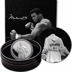 2023 Niue 1 oz Silver Muhammad Ali Coin Proof. Mintage- 300 pieces.