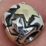Pandora Silver & 14 Ct Gold Star Charm Image 8