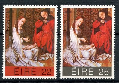 IRELAND 1983 - SCOTT # 579-580 - Christmas - Mint Never Hinged