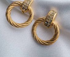 Christian Dior clip earrings