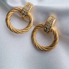 Christian Dior clip earrings
