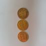 3x Gold half sovereigns Image 2