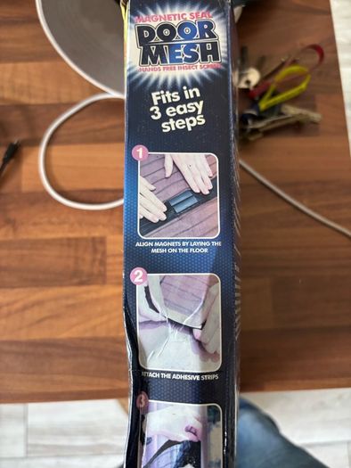 Motorhome caravan magnetic door mesh