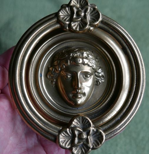 Antique  Heavy Brass Door Knocker