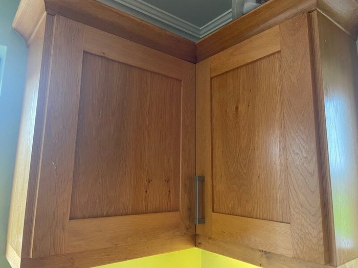 Solid oak kitchen doors and drawers