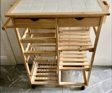 Wooden Kitchen Storage Unit